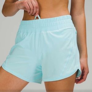 Lululemon Track That MR Short 5” Lined- Icing Blue